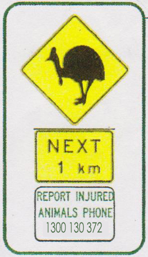 cassowary sign